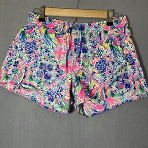 Lilly Pulitzer Luxletic Run Around Shorts Womens Size Small Mermaid‎ Cove NWOT